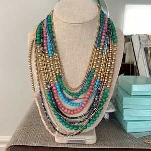 Stella and Dot multicolored statement necklace